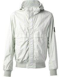 stone island white windbreaker