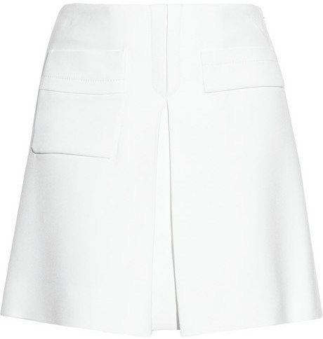 miu miu white skirt