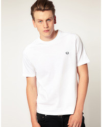 camiseta fred perry blanca