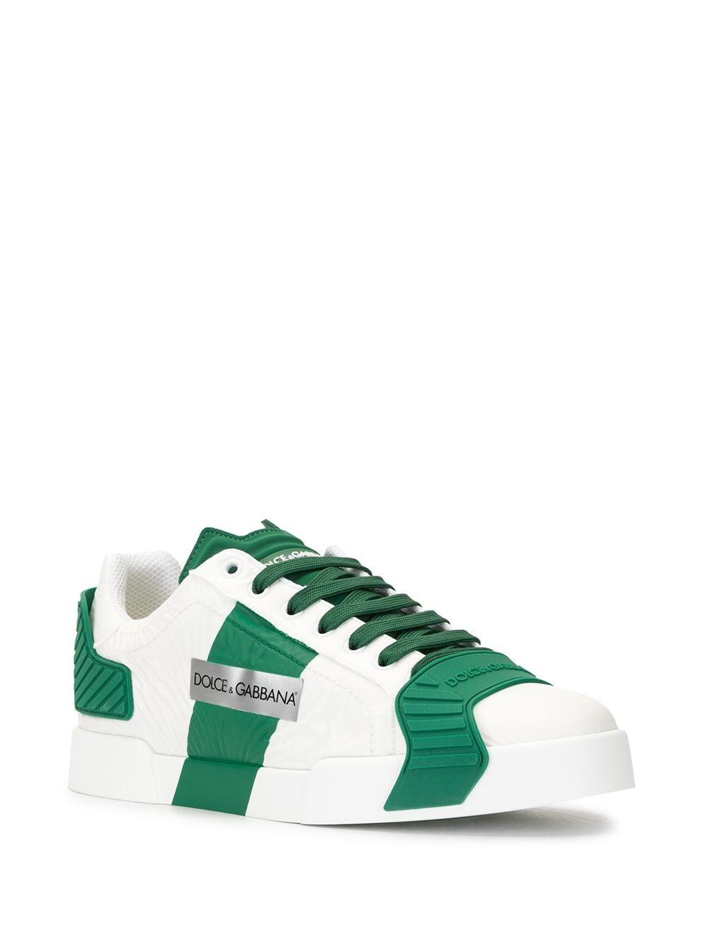 dolce and gabbana logo low top sneakers