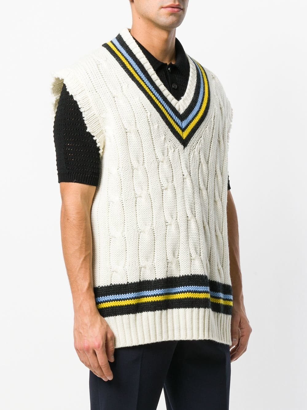 maison margiela sleeveless sweater