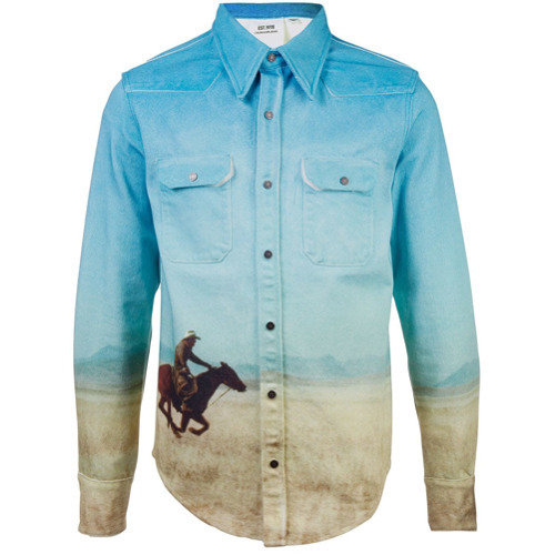 calvin klein cowboy shirt