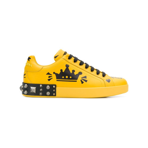 dolce and gabbana sneakers yellow