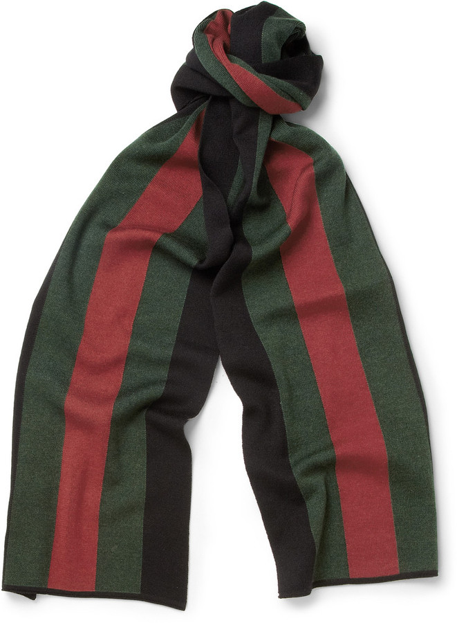 gucci stripe scarf