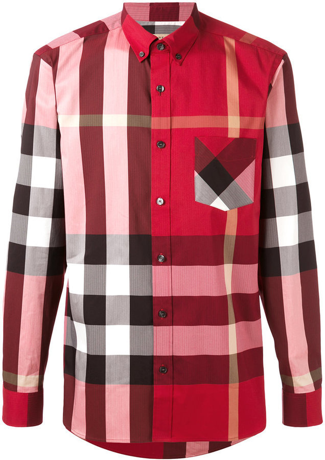 burberry red top