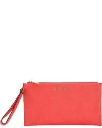 michael kors red clutch