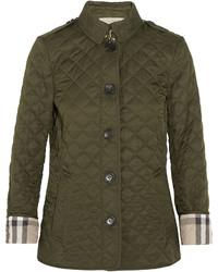 burberry olive green jacket