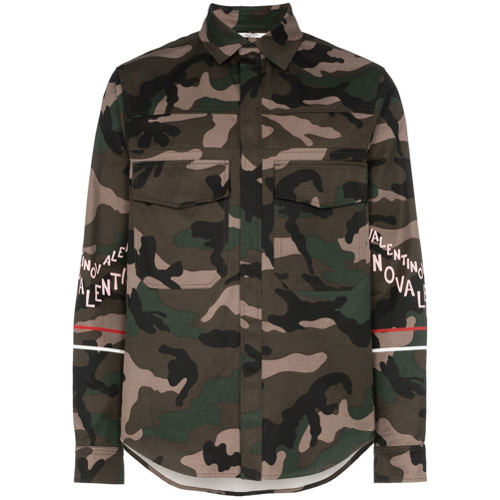 valentino camo shirt