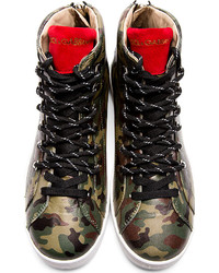 dolce gabbana camouflage sneakers