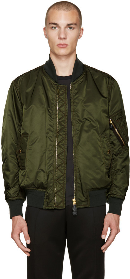 burberry olive green jacket