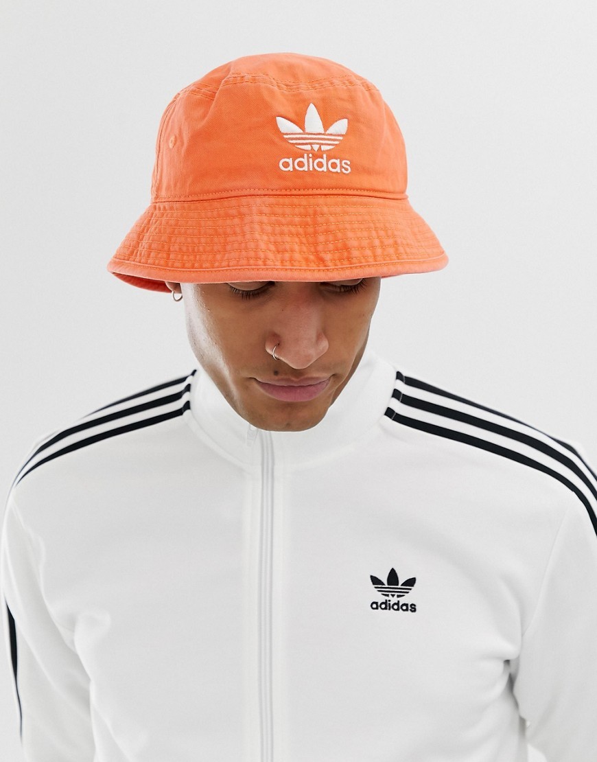 adidas bucket hat orange