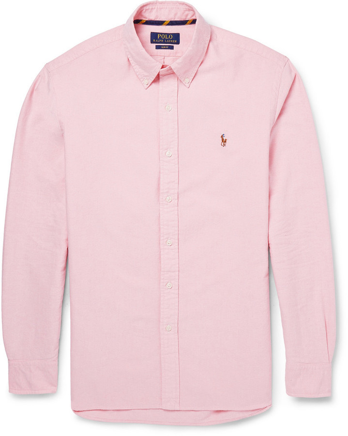 Мужская розовая классическая рубашка от Polo Ralph Lauren, 10,917 руб. | MR  PORTER | Лукастик