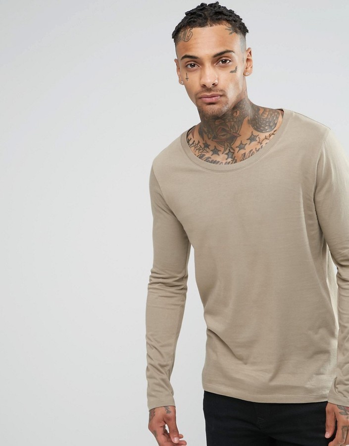 asos long t shirt