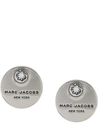 marc jacobs silver stud earrings