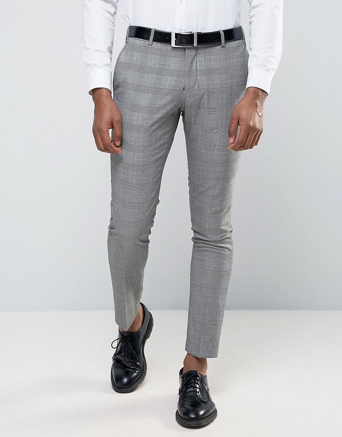 Серые классические мужские брюки с чем носить