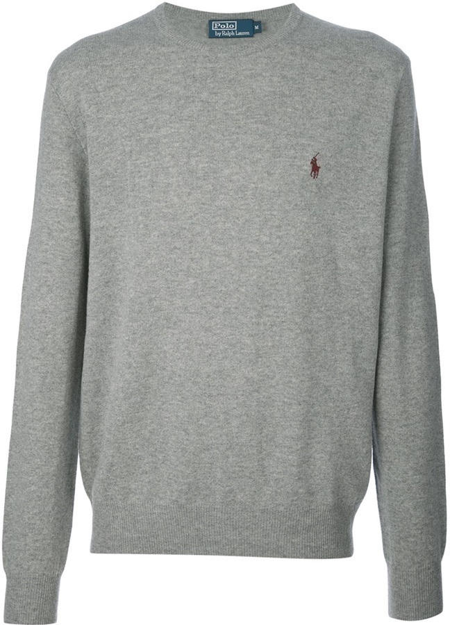 grey polo ralph lauren sweater