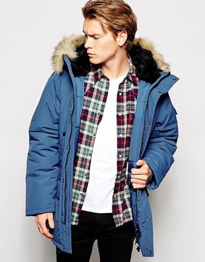 carhartt anchorage parka blue