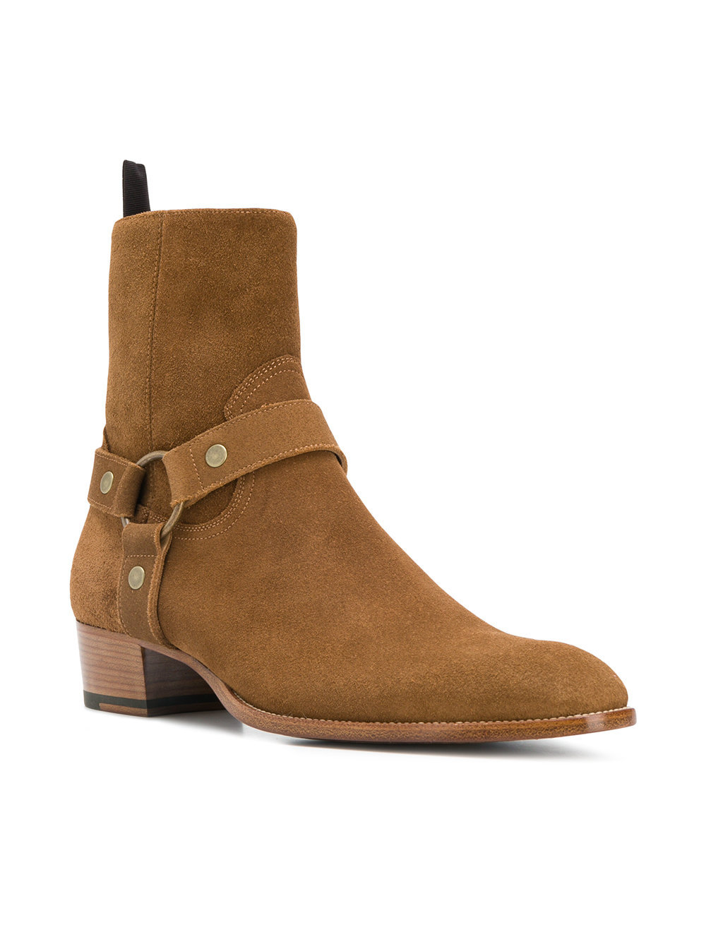 saint laurent wyatt tobacco suede