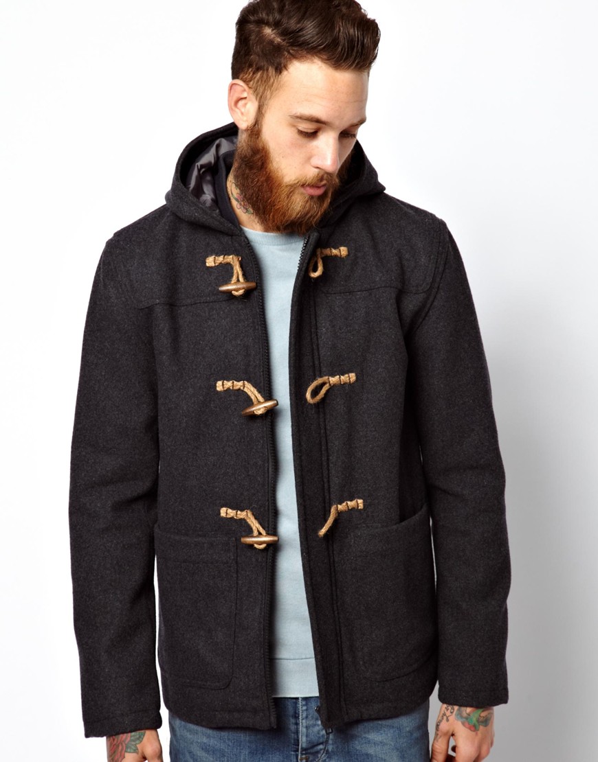 asos mens duffle coat