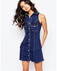 70s denim dress