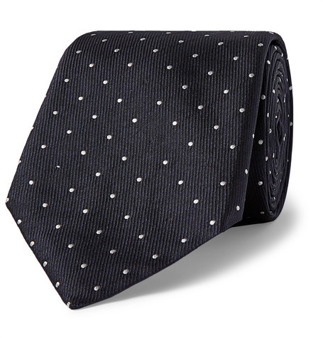 hugo boss polka dot tie