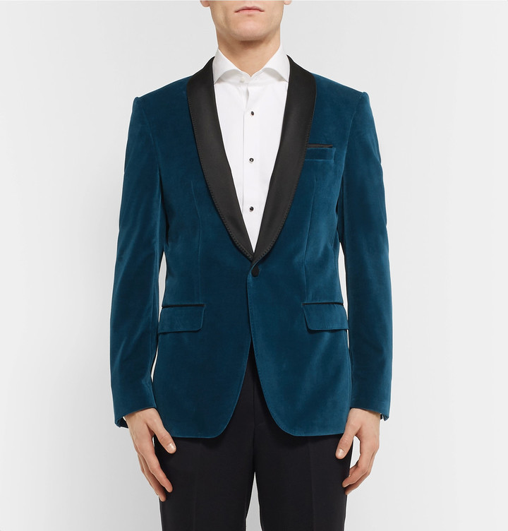 hugo boss velvet jacket