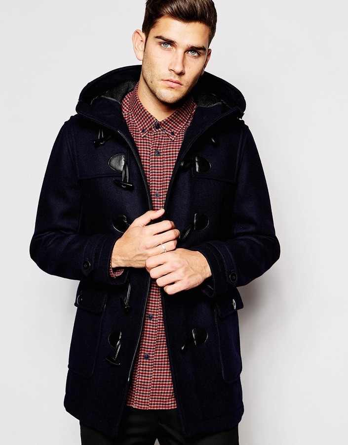 asos mens duffle coat