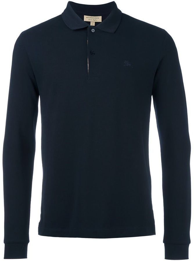 burberry polo long sleeve