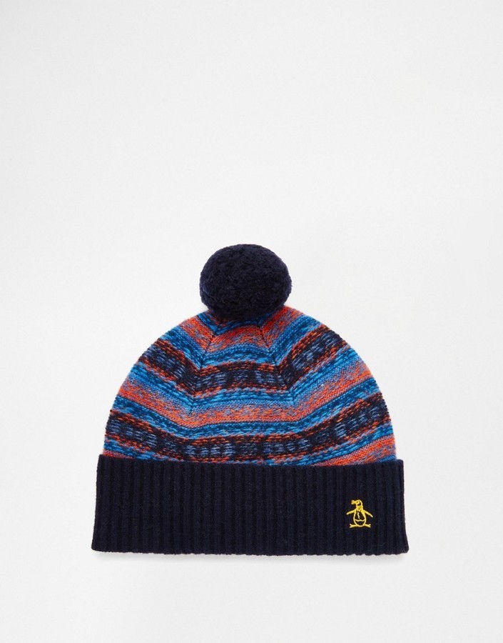 original penguin bobble hat