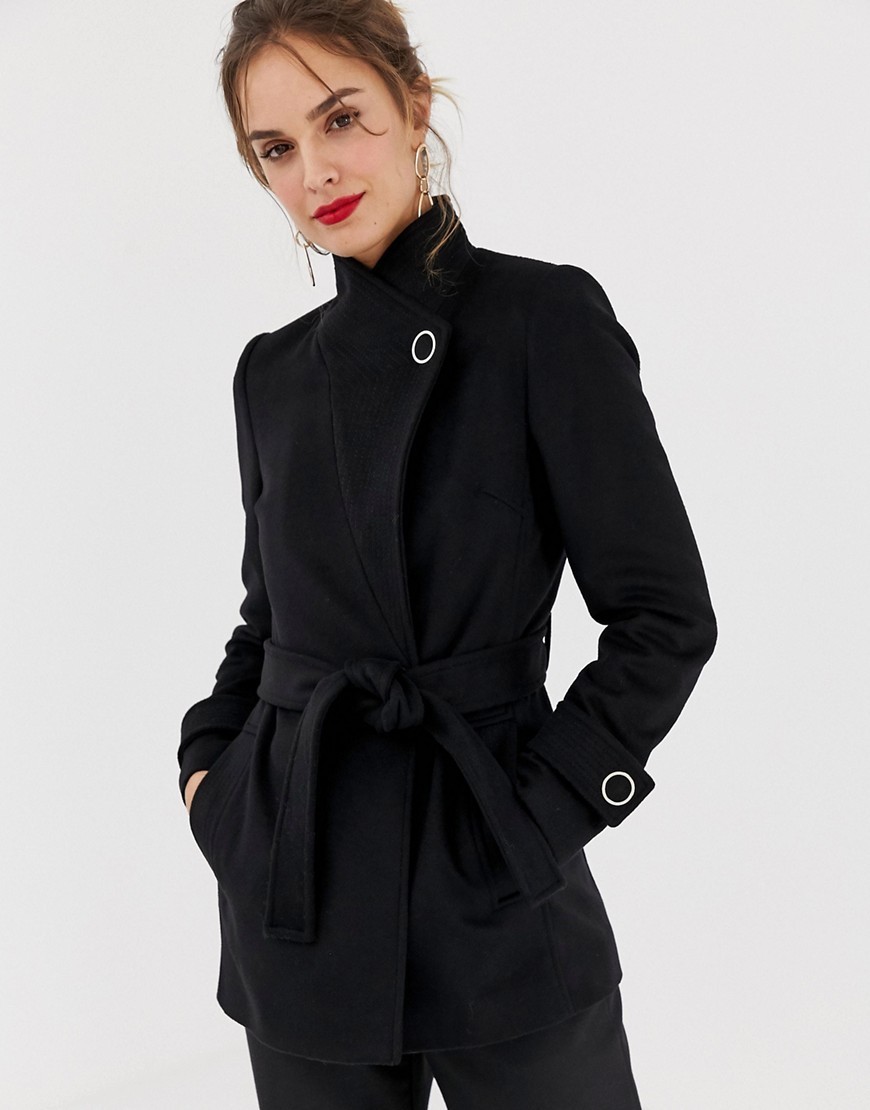 druiven noot geur Женское черное пальто от Karen Millen, 16,207 руб. | Asos | Лукастик