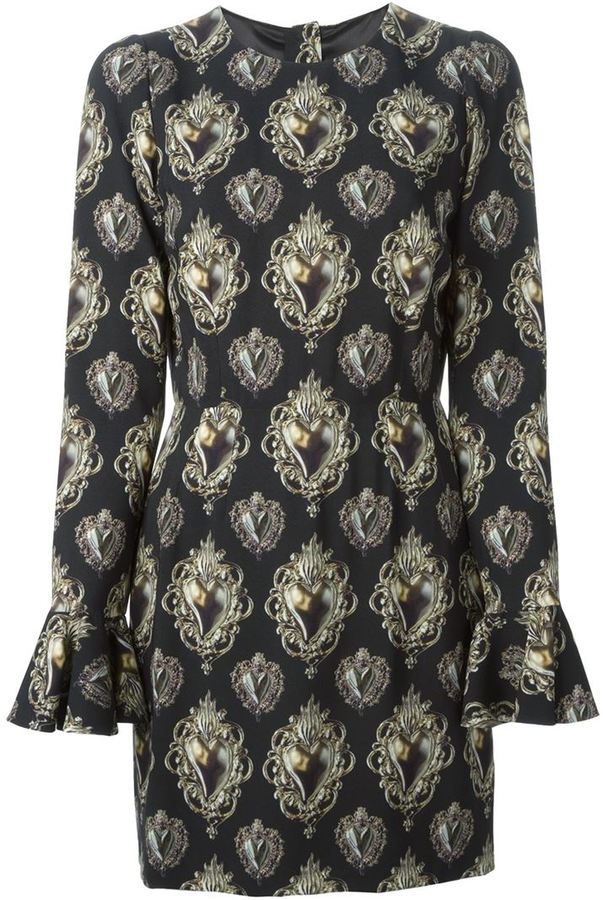 dolce and gabbana sacred heart dress