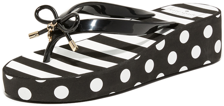 kate spade wedge flip flops