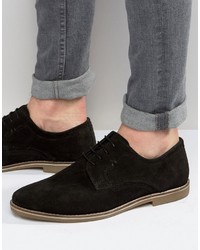 black suede derby shoes mens