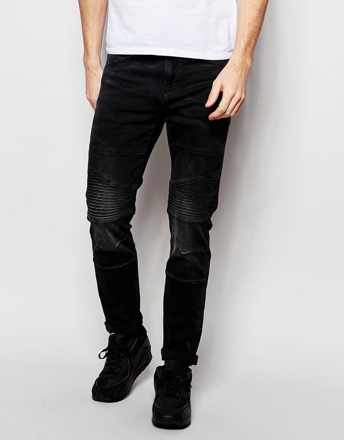 pull and bear black skinny jeans