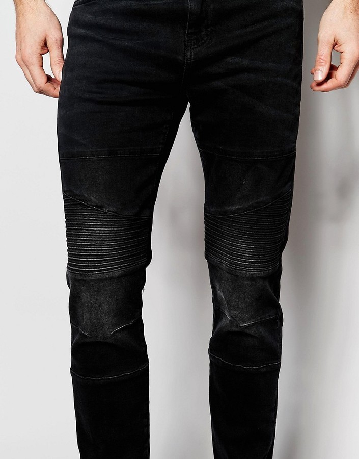 pull and bear black skinny jeans