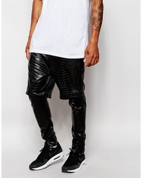 asos leather pants mens