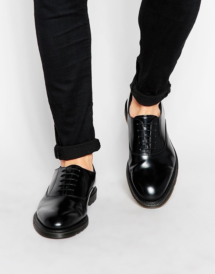 dr martens black oxfords