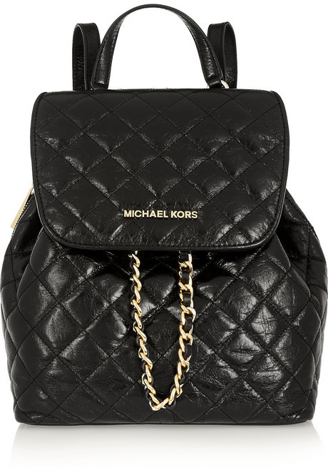 michael kors quilted backpack