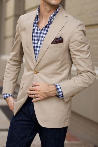 Пиджак стиль кэжуал для мужчин