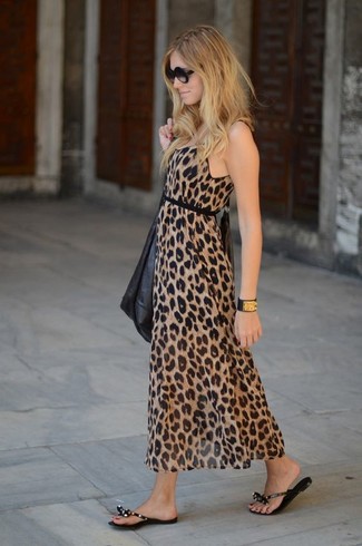 Летние платья с леопардовым принтом
