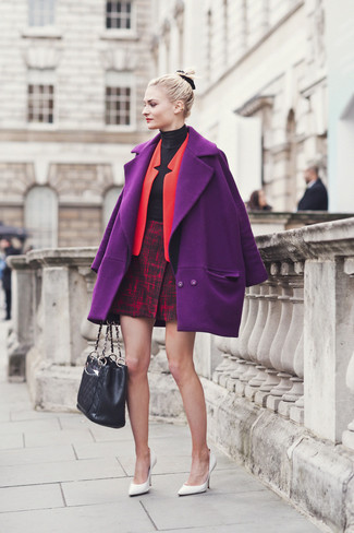 Женское фиолетовое пальто от Trifo, 12,530 руб.