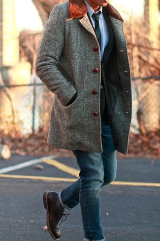 Мужское пальто как и с чем носить
