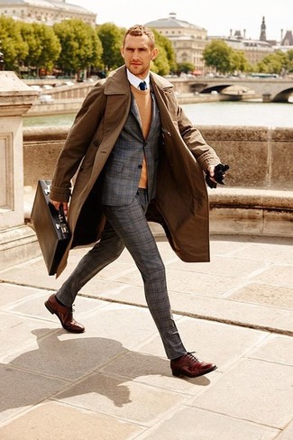 Пальто мужское коричневое с чем носить
