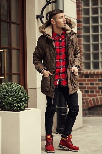 Зимние куртки мужские с чем носить