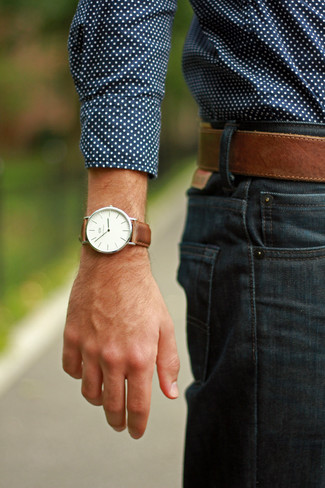 Как носить мужские часы