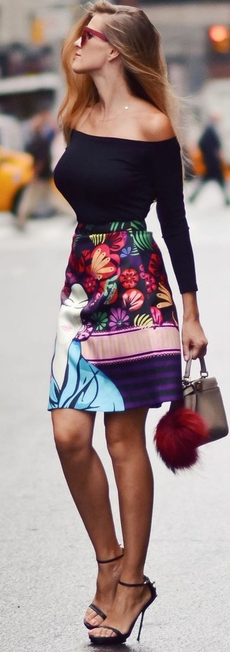 С чем носить юбку-трапецию