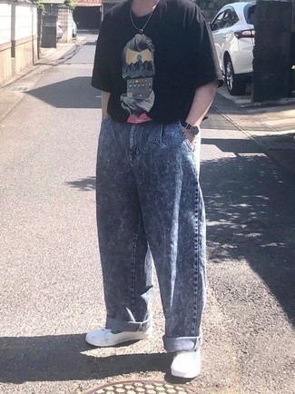 С чем носить вареные джинсы мужчине