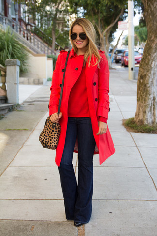 Как носить ботильоны с джинсами-клеш