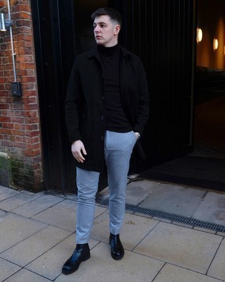 Какие водолазки носить с бирюзовыми брюками чинос