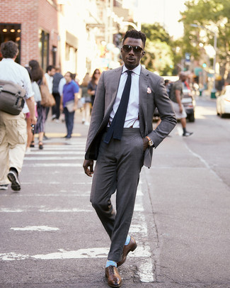 С чем носить бирюзовые носки в горошек мужчине